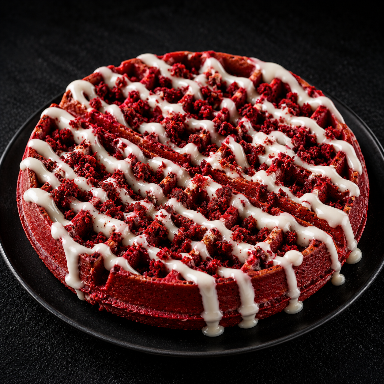 Red Velvet waffle